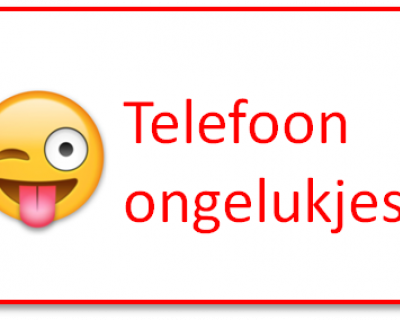 Telefoonongelukjes